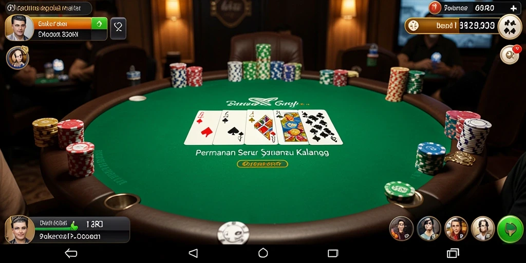 Gameplay Poker yang menantang dan interaktif di 6RT.
