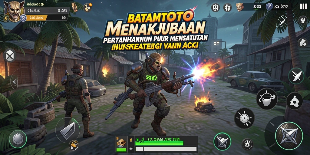 Tampilan screenshot <strong>BATAMTOTO</strong> yang menampilkan aksi seru dalam permainan Tower Defense.