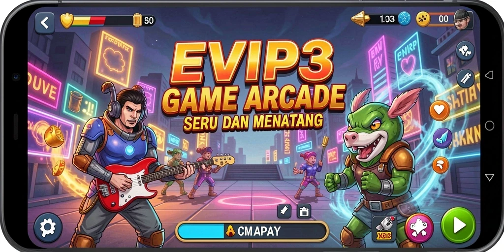 Tampilan gameplay seru dan mendebarkan di EVIP3 yang menarik perhatian.