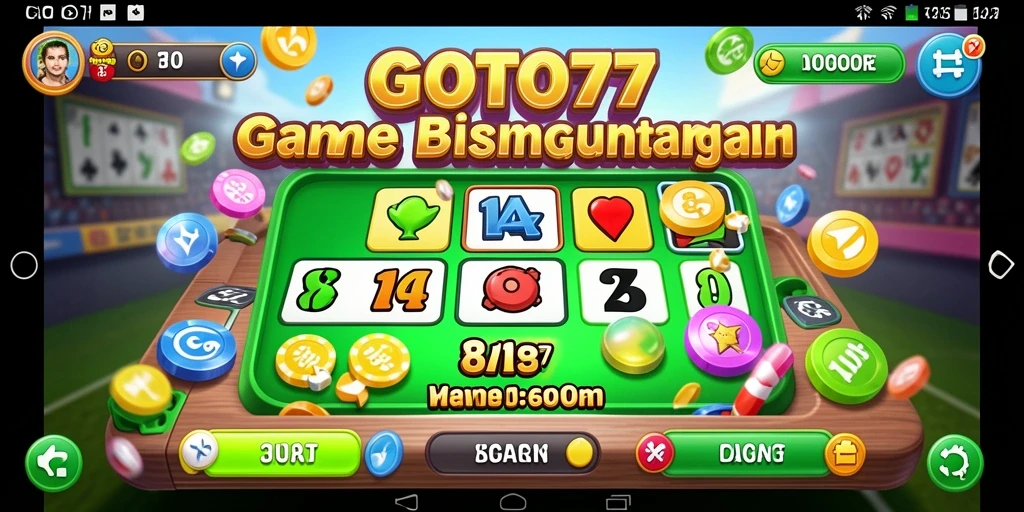 Screenshot gameplay Bingo GOTO77 dengan tampilan menarik dan interaksi sosial.