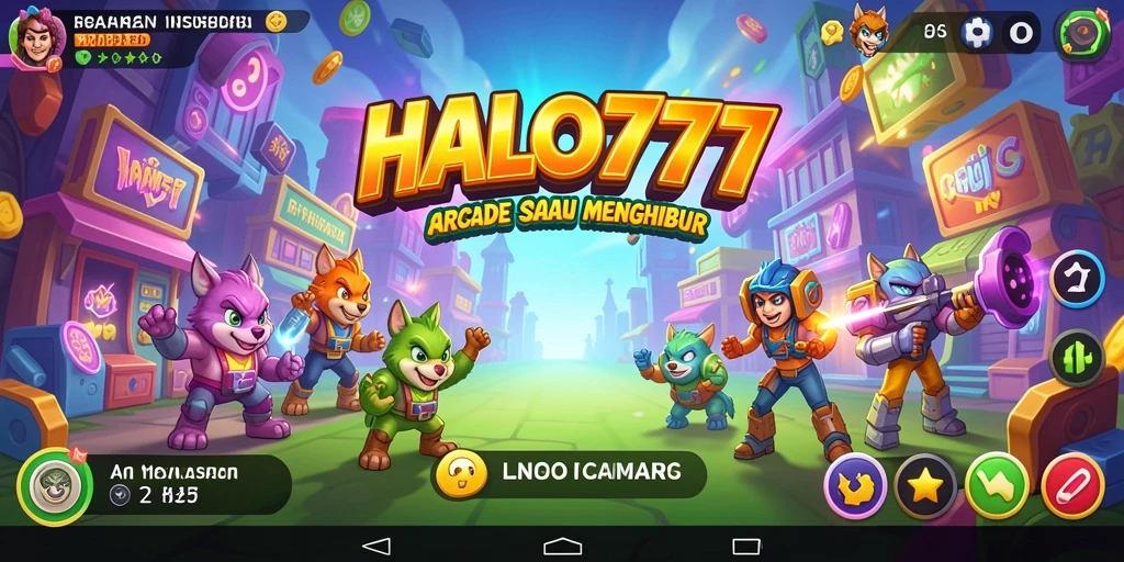 Tampilan gameplay seru HALO777 yang mengajak pemain beraksi.