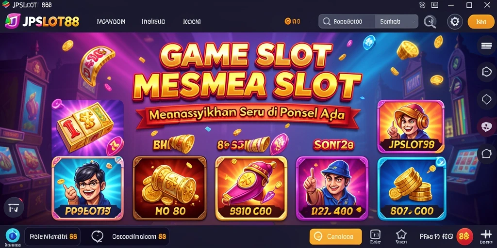 Tampilan gameplay seru dan menarik dari JPSLOT88.