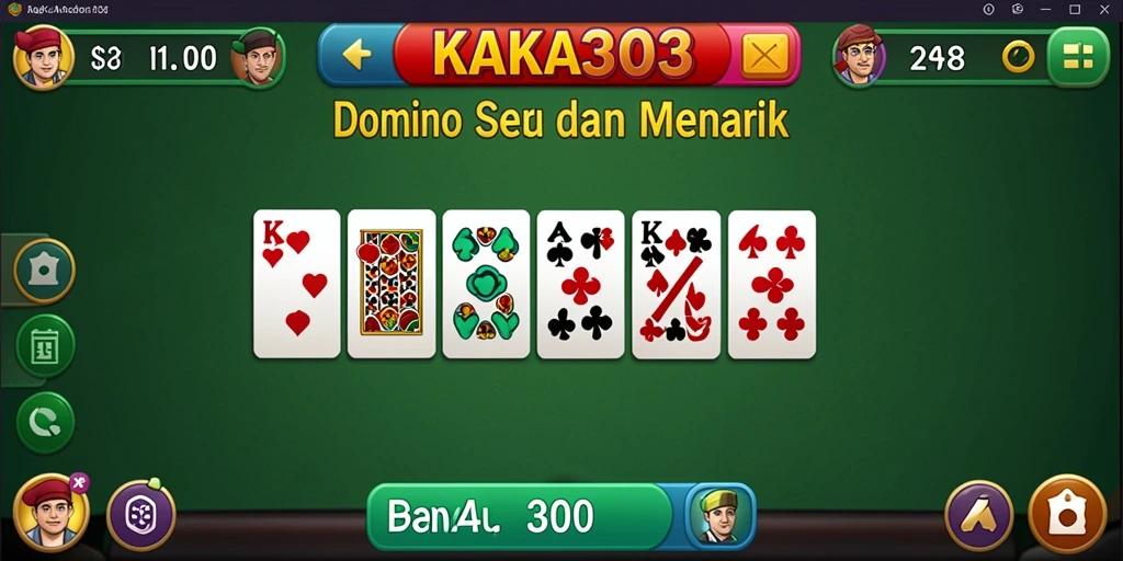 Gameplay seru KAKA303 yang menampilkan interaksi pemain dalam Domino.