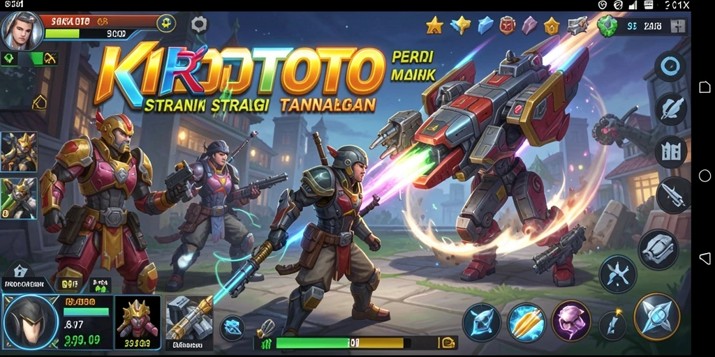 Screenshot KIKOTOTO menampilkan aksi mendebarkan dalam pertarungan strategi.