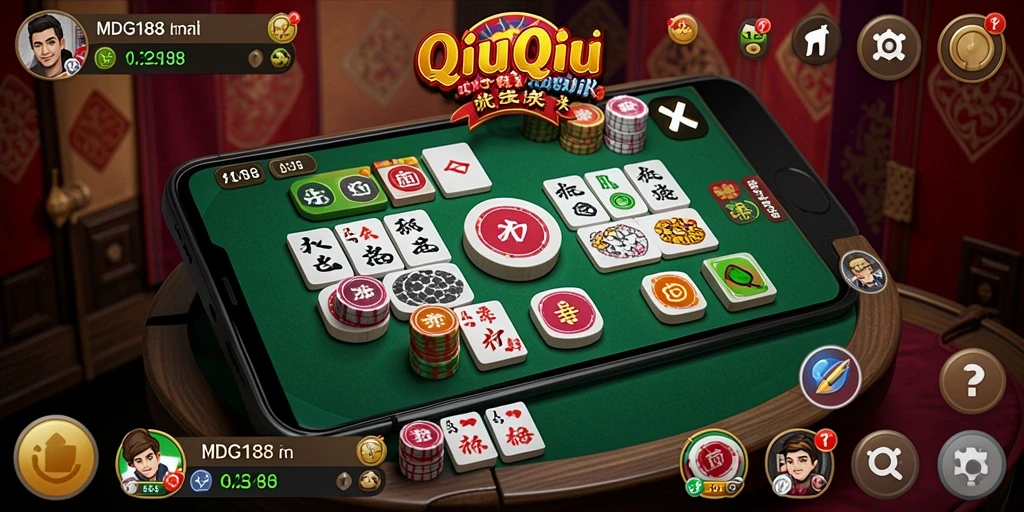 Tampilan gameplay menegangkan dari MDG188 QiuQiu.