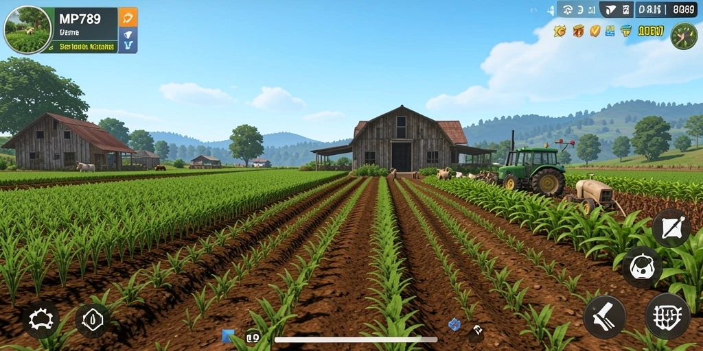 Tampilan gameplay <strong>MVP789</strong> yang seru dan interaktif saat bertani.