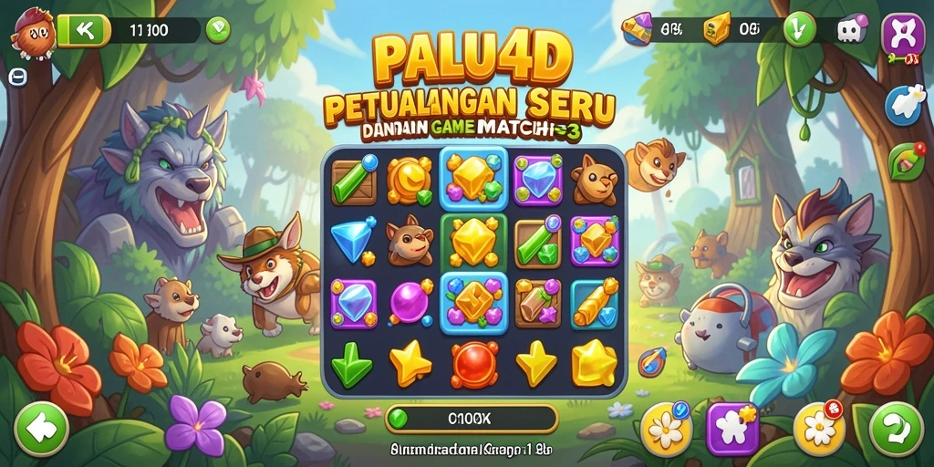 Tampilan menarik dari gameplay seru PALU4D.