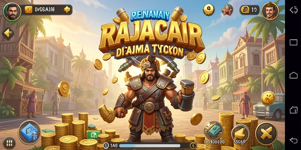 Gameplay Tycoon seru dan mendidik di RAJACAIR.