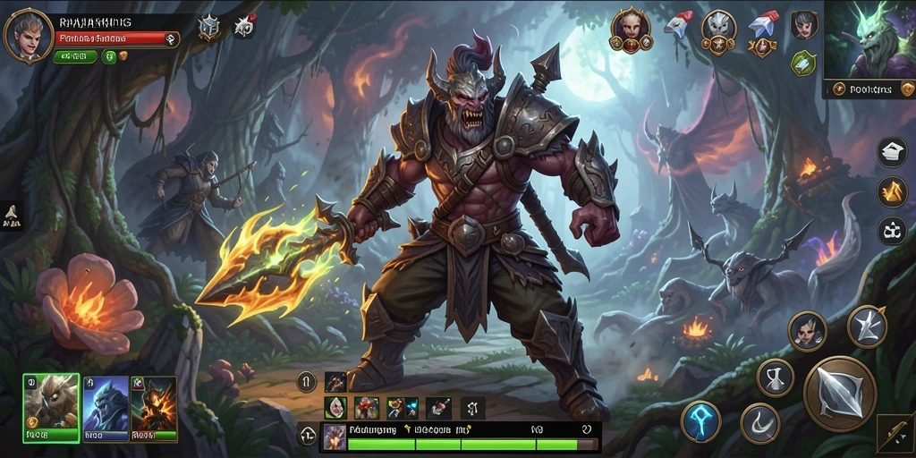 Tampilan gameplay RPG yang mendalam dan menantang di RAJAKING.