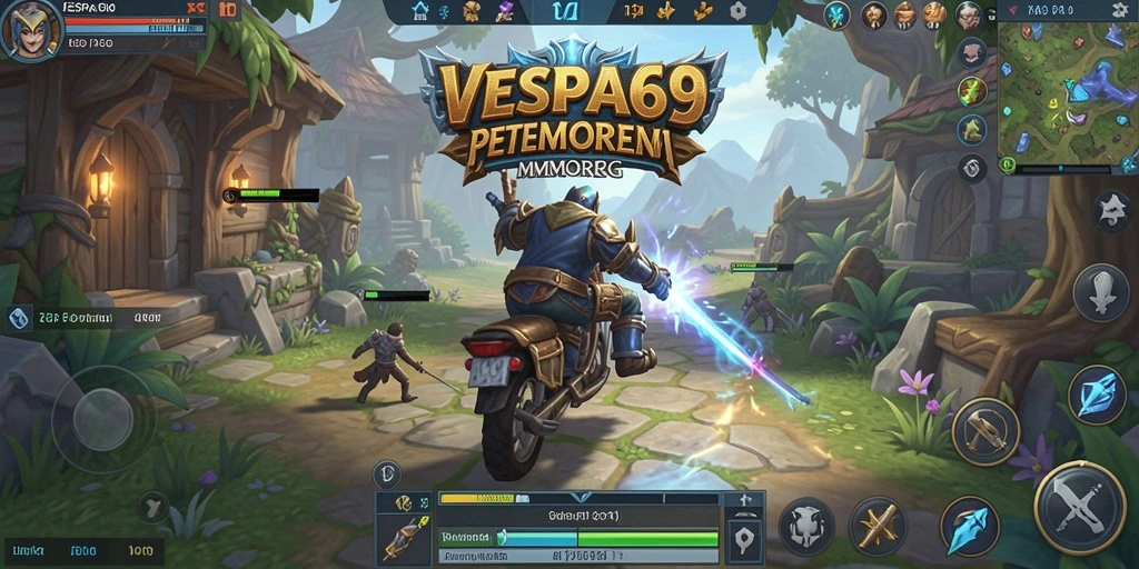 Screenshot VESPA69 menampilkan aksi seru dalam dunia MMORPG.