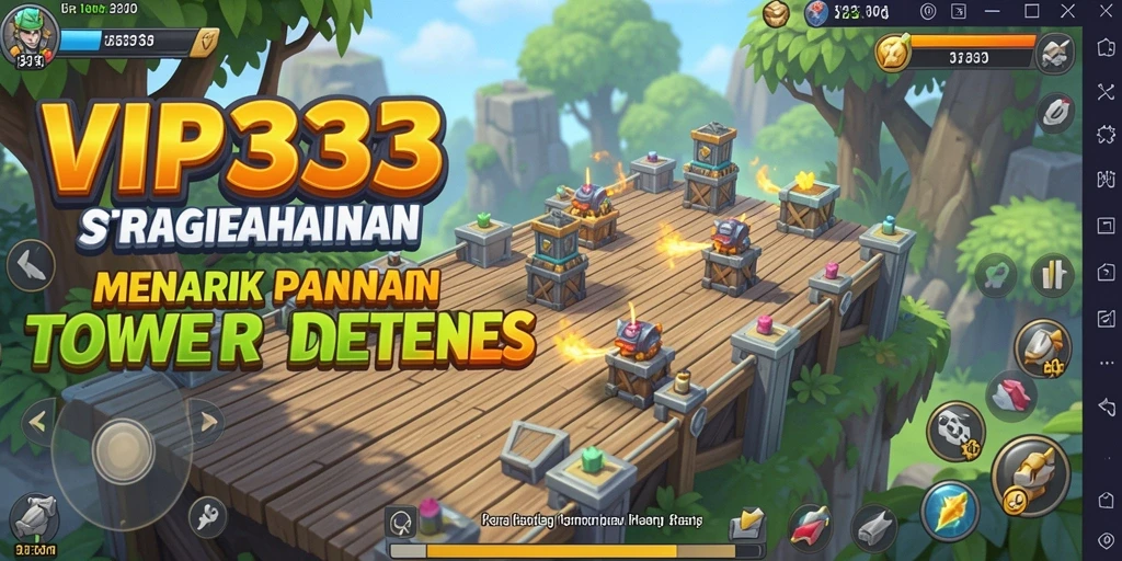 Tampilan gameplay VIP333 yang mengasyikkan dalam Tower Defense.