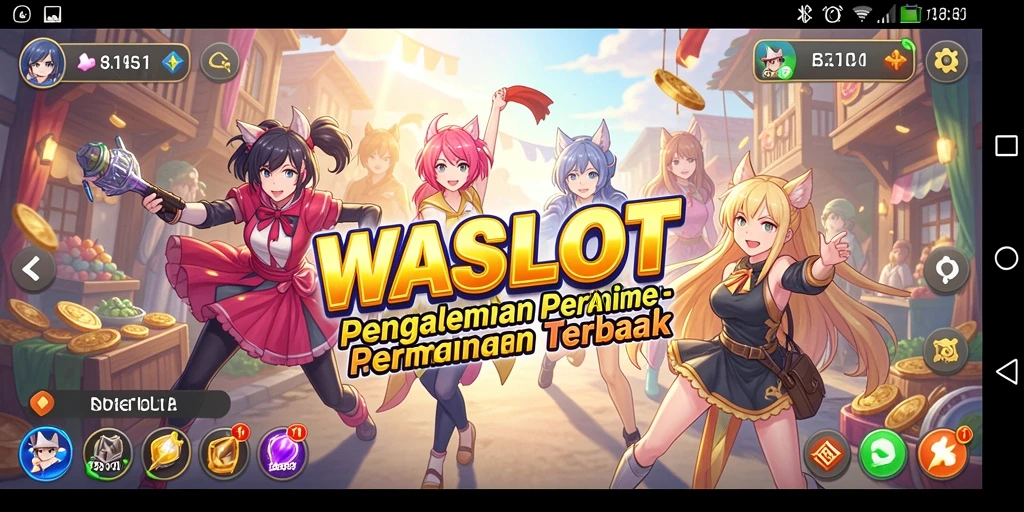 Tampilkan gameplay seru karakter Anime dalam WASLOT.