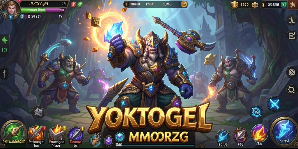 Tampilan grafis menakjubkan dari gameplay MMORPG YOKTOGEL.